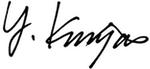 sign-Yasuaki Kuniyasu