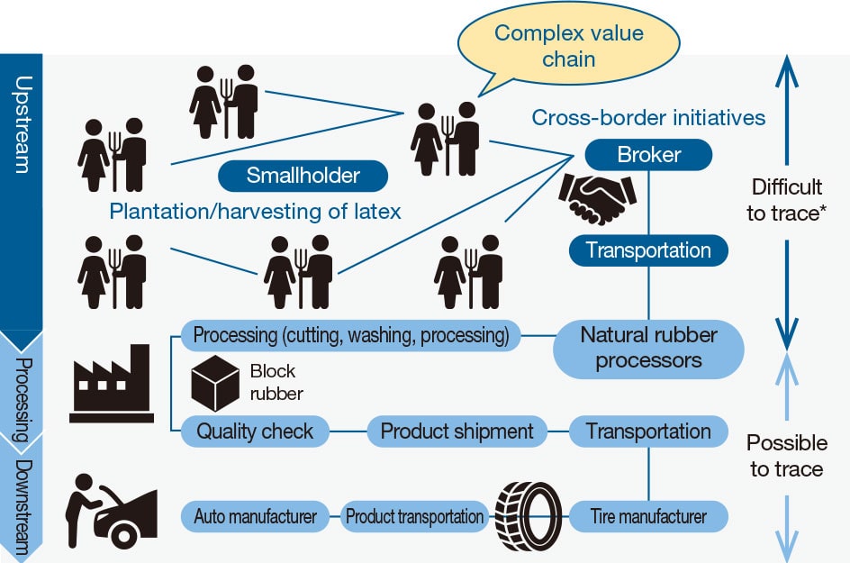 The Difficulty and Importance of Traceability in Natural Rubber